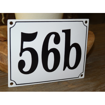 Huisnummer 56b (17x13)
