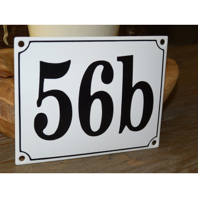 Huisnummer 56b (17x13)