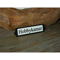 Emaille deurbordje recht 'Geen reclame drukwerk' 