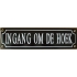 Straatnaambord klein